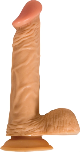 8 inch vibrating all american whopper with balls