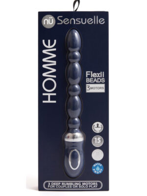 homme flexii beads navy blue homme flexii beads navy blue