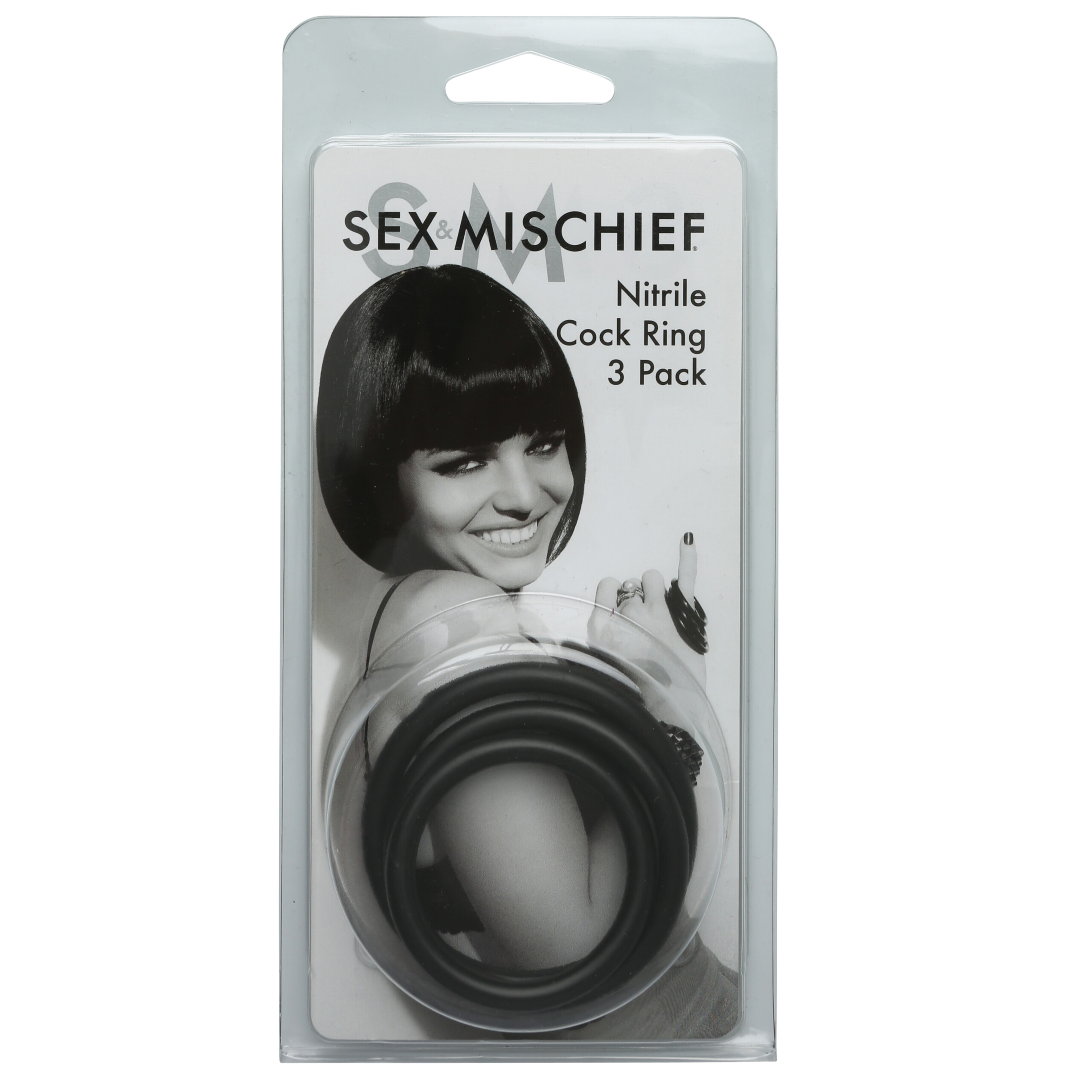 sex and mischief nitrile cock rings 3 pack