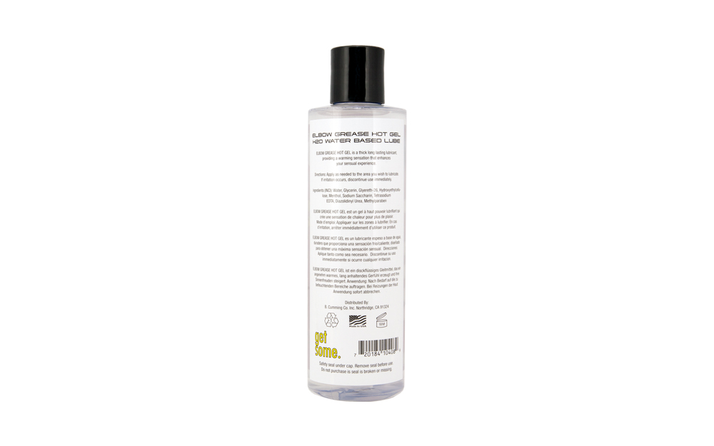 elbow grease h2o hot gel 8.5 oz.
