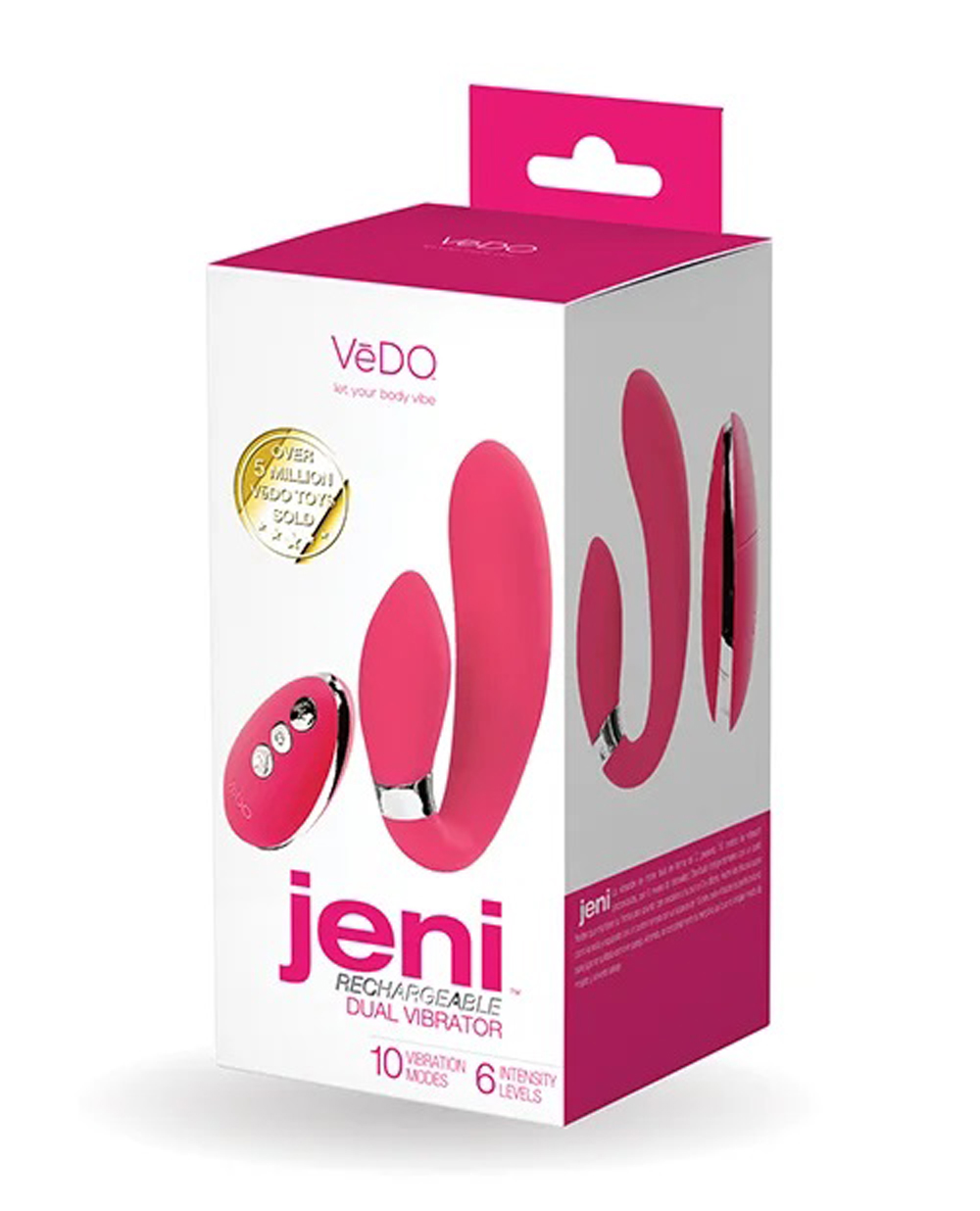 jeni c shaped dual motor vibe with remote pink jeni c shaped dual motor vibe with remote pink
