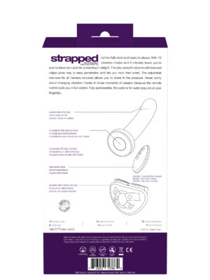 strapped rechargeable strap on purple strapped rechargeable strap on purple