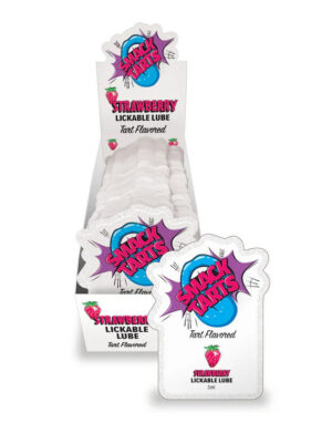 smack tarts lube 3ml pouch display 36pc sour strawberry smack tarts lube 3ml pouch display 36pc sour strawberry
