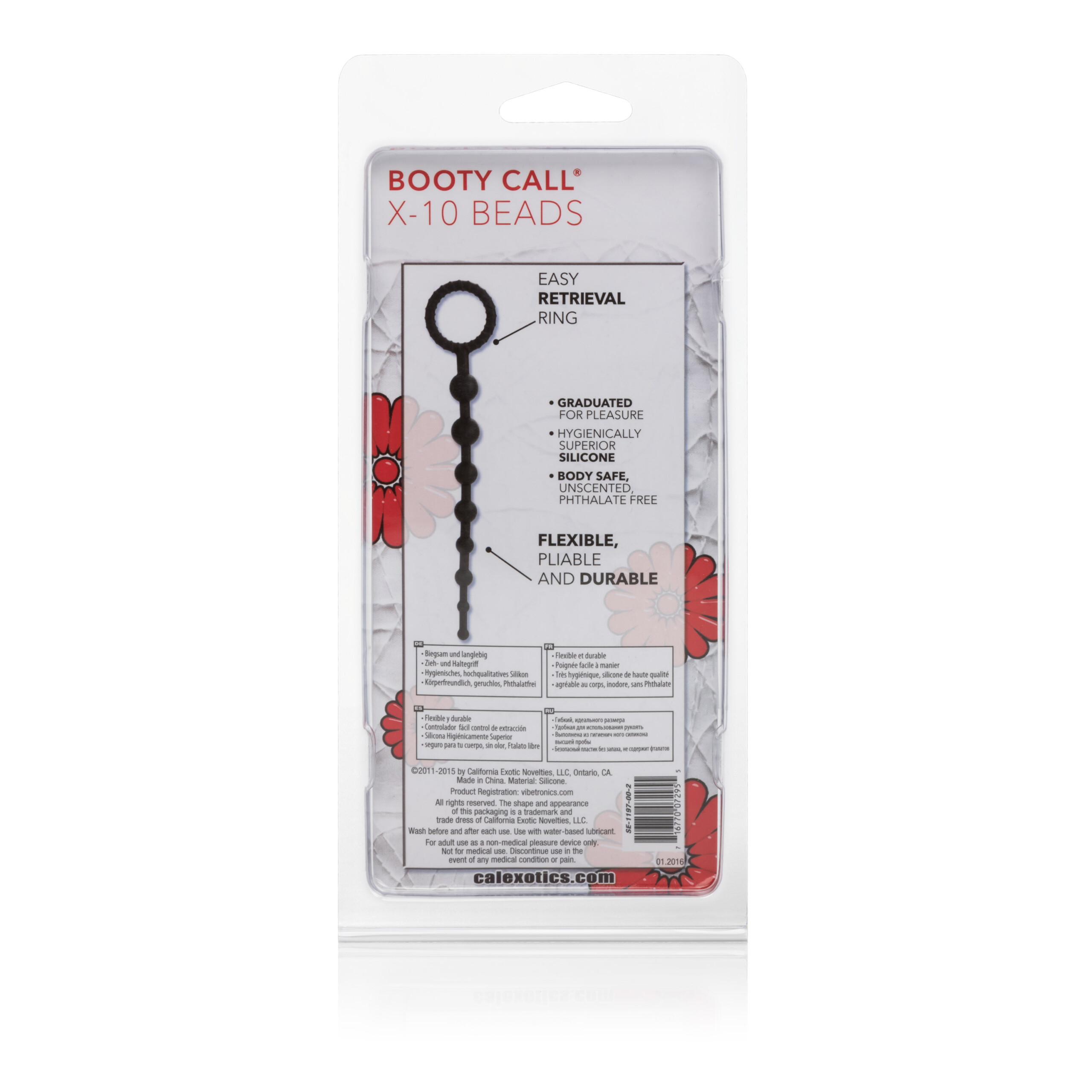 booty call x 10 beads black booty call x 10 beads black