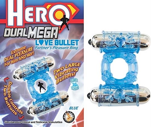 hero dual mega love bullet blue