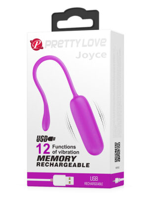 pretty love joyce vibrating egg fuchsia