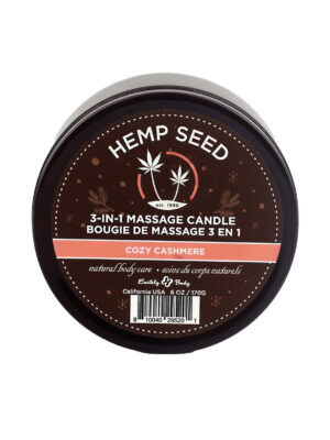 3 in 1 massage candle 6 oz. cozy cashmere