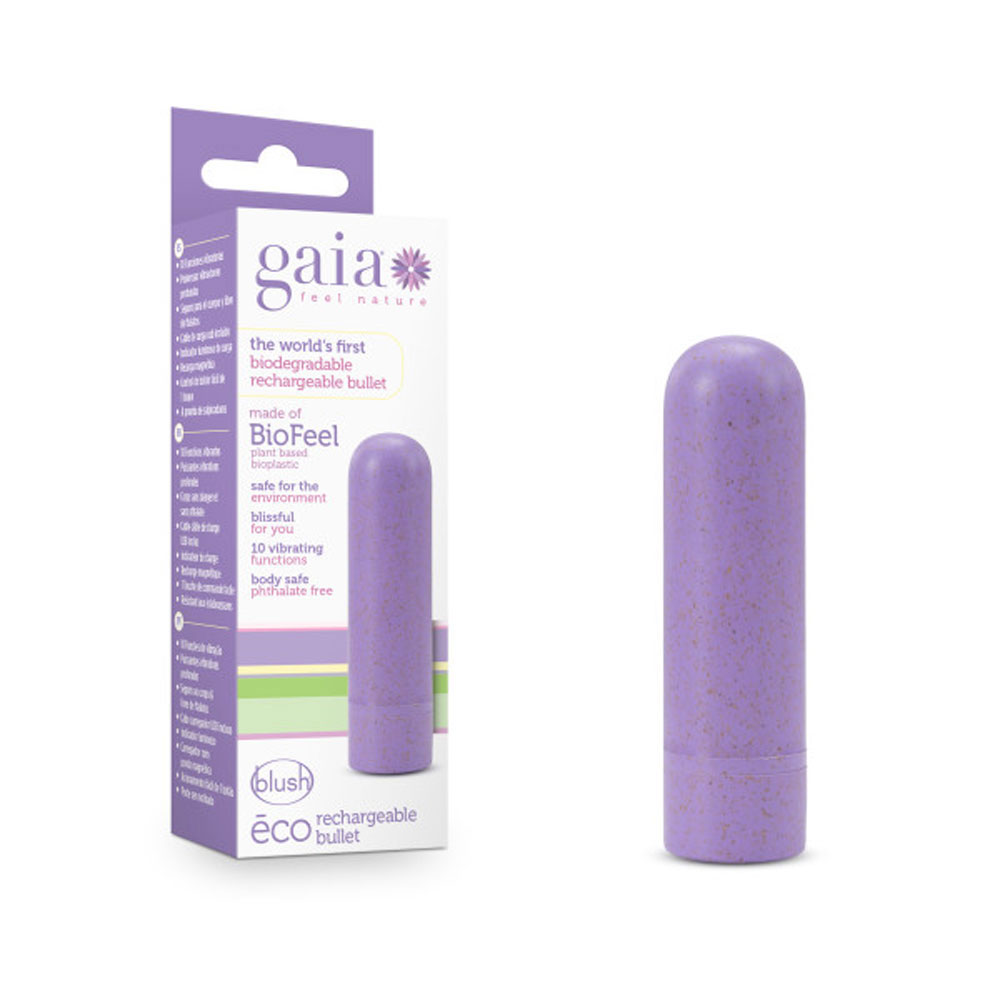 gaia eco rechargeable bullet lilac