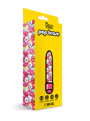 prints charming pop tease 5 inch mini vibe kiss me pink prints charming pop tease 5 inch mini vibe kiss me pink