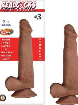 realcocks dual layered #3 brown