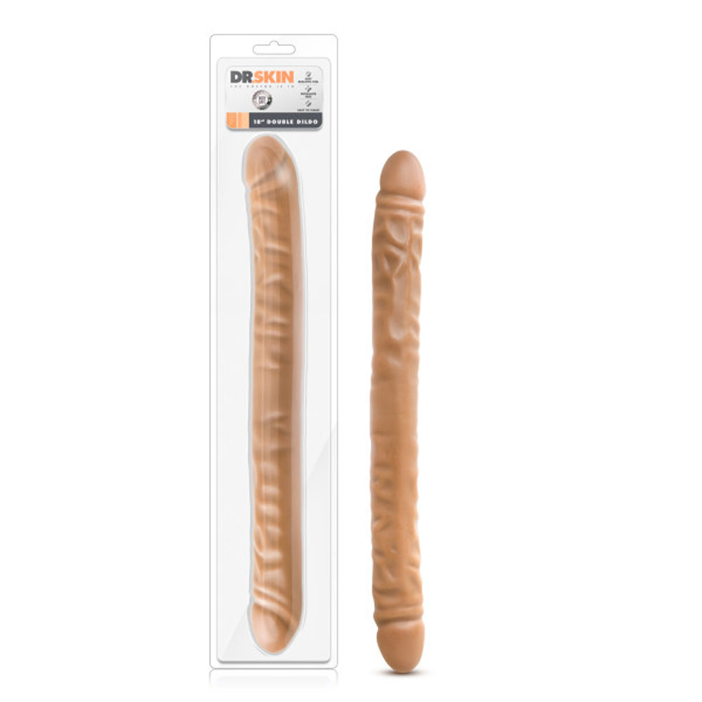 dr. skin 18 inch double dildo mocha dr. skin 18 inch double dildo mocha