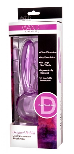 original rabbit dual stimulation wand attachment purple we ab935 original rabbit dual stimulation wand attachment purple we ab935