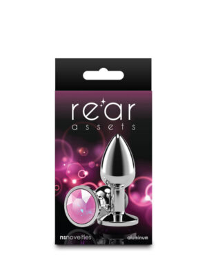 rear assets silver small pink gem