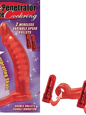 double penetrator ultimate cockring red