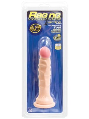 raging hard ons slimline with suction cup 4.5 inch dong