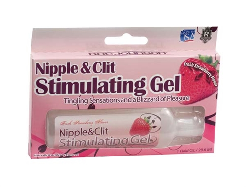 nipple and clit stimulating gel 1 oz strawberry