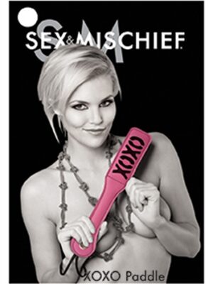 sex and mischief xoxo paddle pink