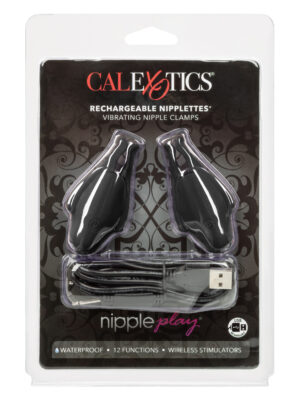 nipple play rechargeable nipplettes black