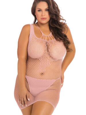 absolutist lace and net dress rose queen size