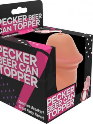 pecker beer can topper