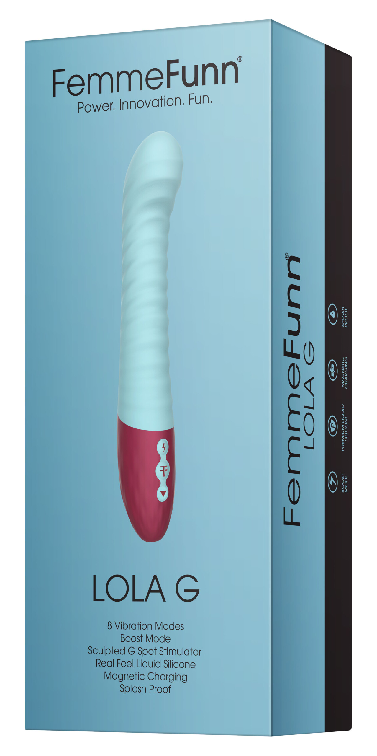 lola g double layered g spot light blue