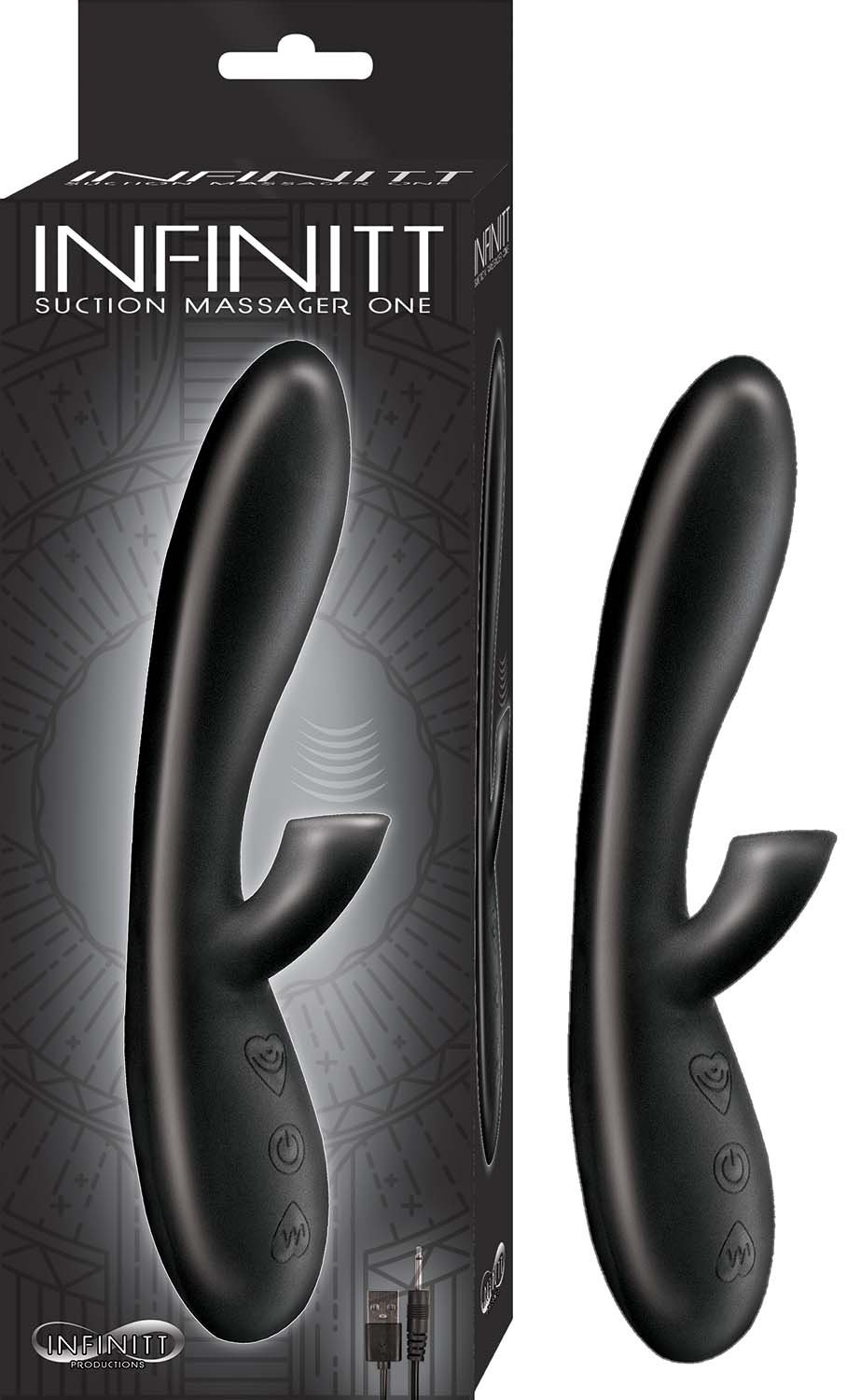 infinitt suction massager one black infinitt suction massager one black