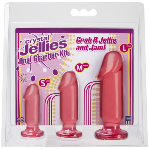 crystal jellies anal starter kit pink crystal jellies anal starter kit pink