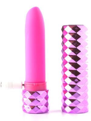 roxie crystal gem lipstick bullet vibrator pink roxie crystal gem lipstick bullet vibrator pink