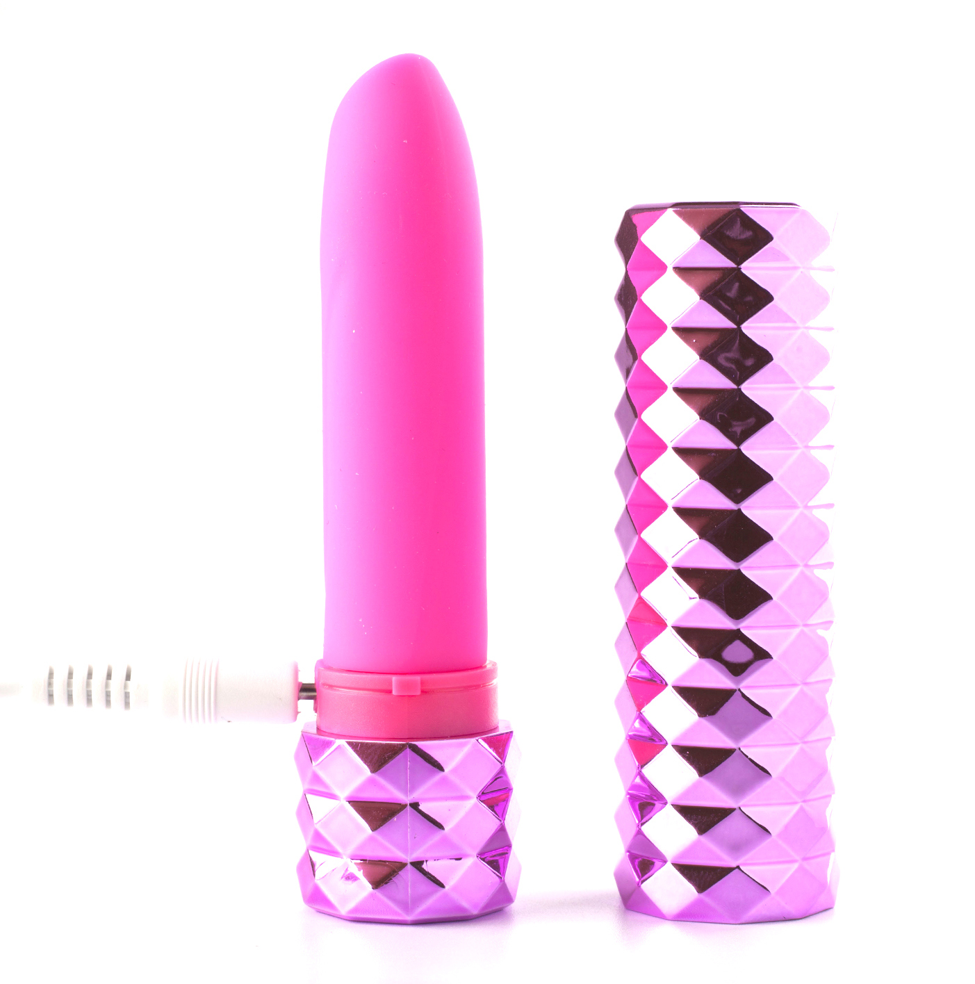 roxie crystal gem lipstick bullet vibrator pink roxie crystal gem lipstick bullet vibrator pink