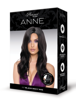 anne premium stylable wig black