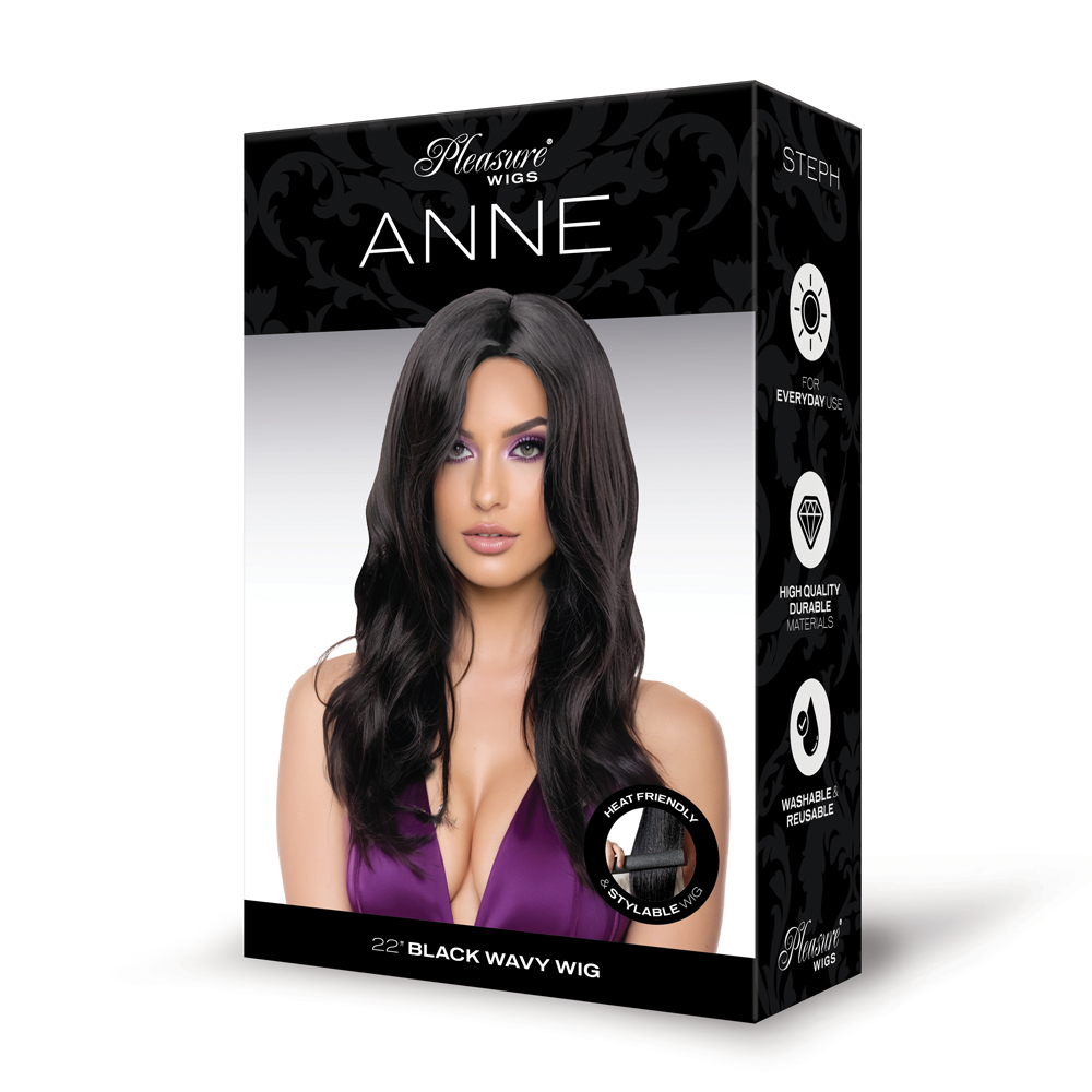 anne premium stylable wig black