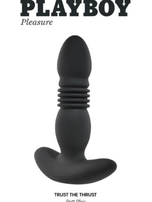 playboy pleasure trust the thrust butt plug black