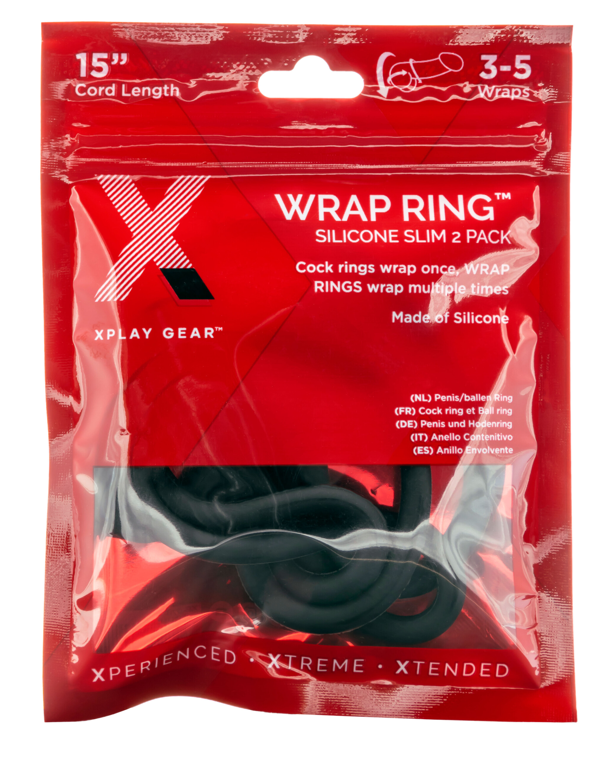 xplay silicone 15 inch thin wrap ring