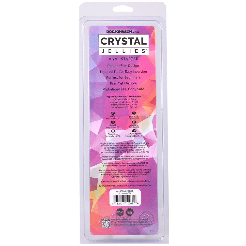 crystal jellies anal starter teal