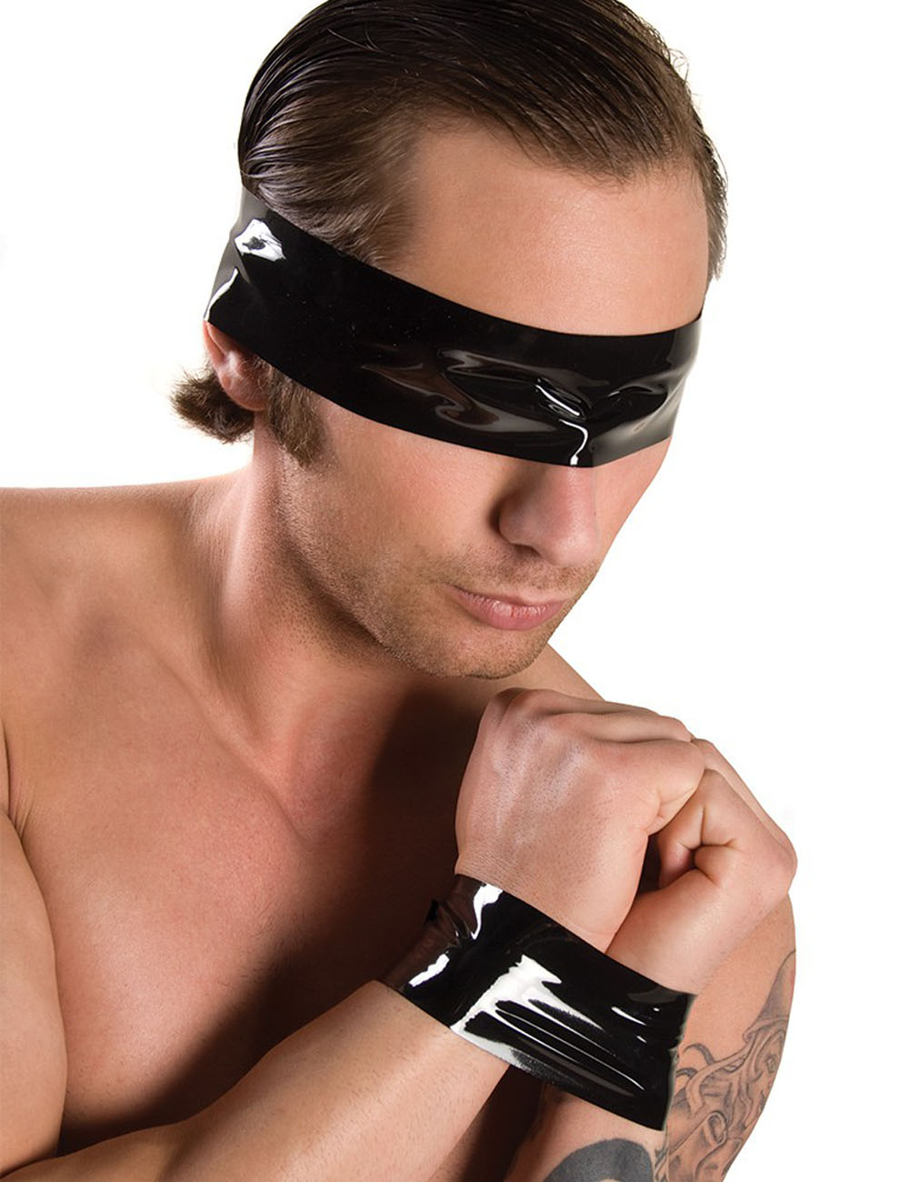 unisex bondage tape black