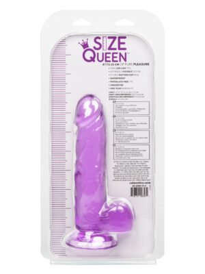 size queen 6 inch/15.25 cm purple