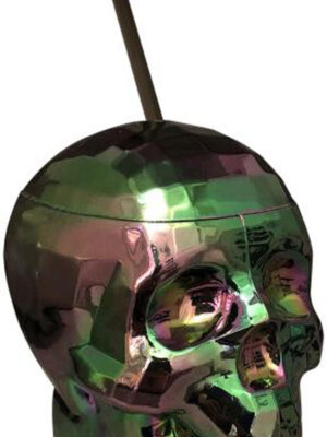 oil slick skull cup 22 oz