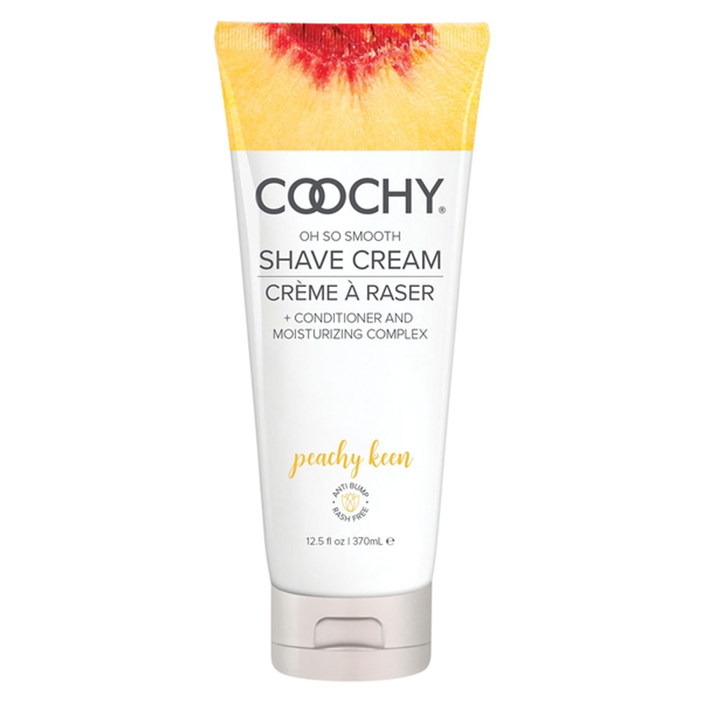 coochy oh so smooth shave cream peachy keen 12.5 fl oz 370ml