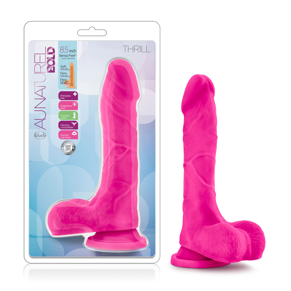 au natural bold thrill 8.5 inch dildo pink au natural bold thrill 8.5 inch dildo pink