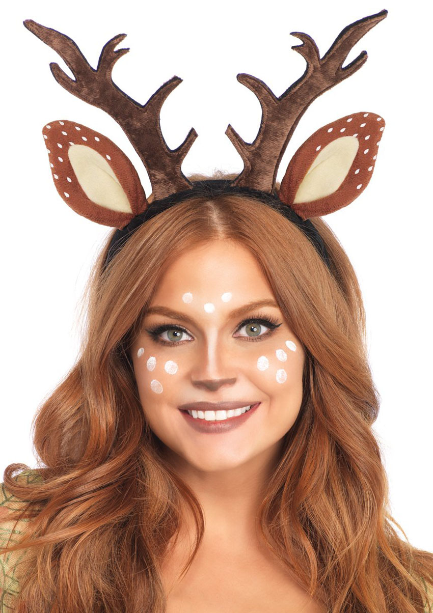 fawn ear antler animal costume headband fawn ear antler animal costume headband