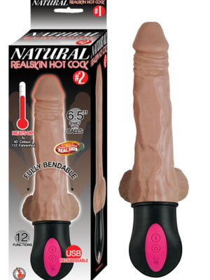 natural realskin hot cock #2 with balls brown