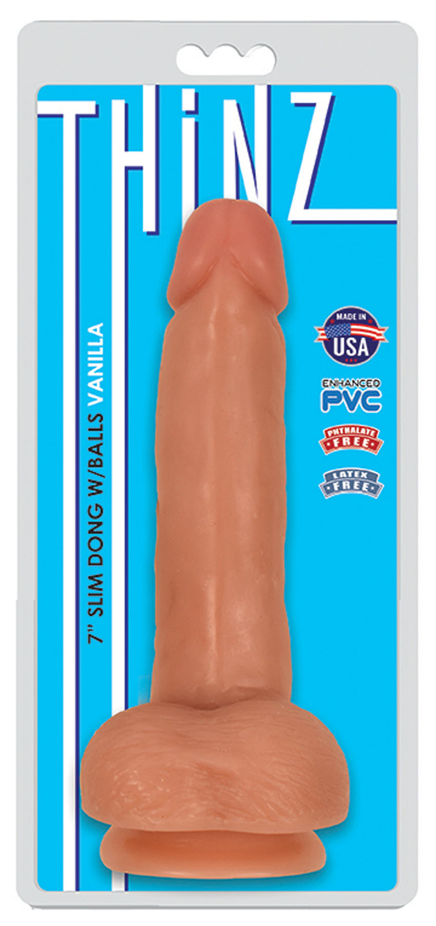 7 inch slim dong with balls vanilla 7 inch slim dong with balls vanilla