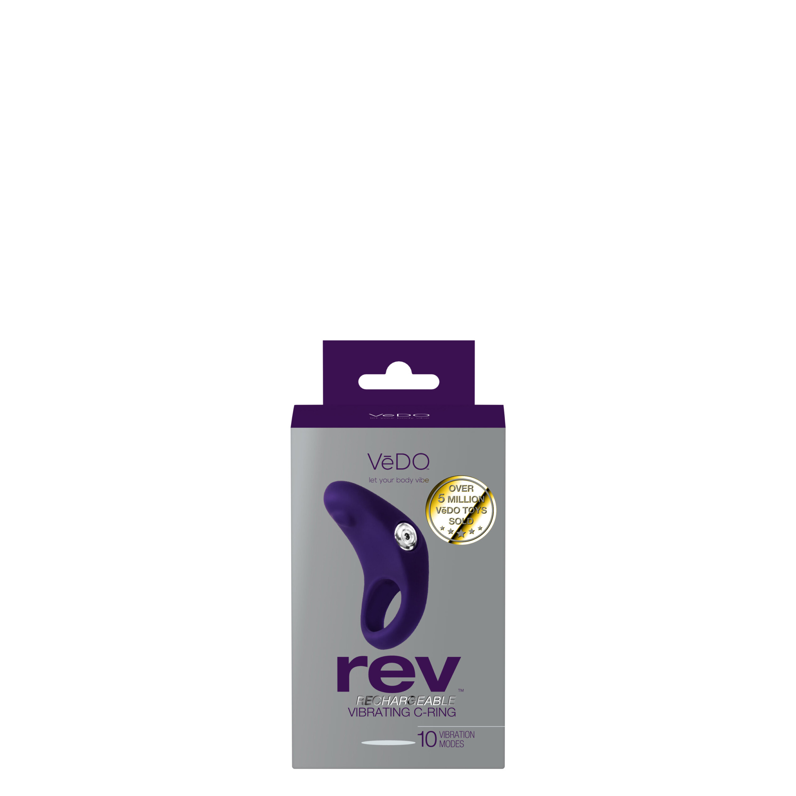 rev rechargeable vibrating c ring purple rev rechargeable vibrating c ring purple