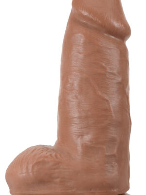 au naturel chub 10 inch dildo mocha