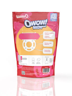 screaming o 4b owow super powered vibrating ring strawberry