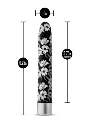 the collection eden 7 inch rechargeable vibe black