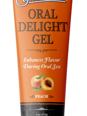 goodhead oral delight gel peach 4 oz bulk