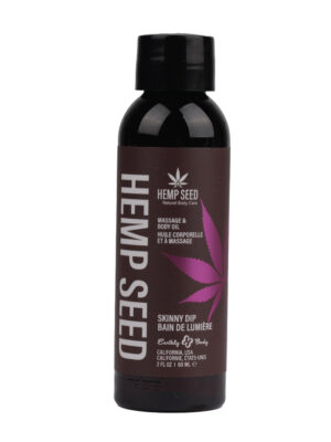 hemp seed massage and body oil skinny dip 2 fl. oz/ 60ml