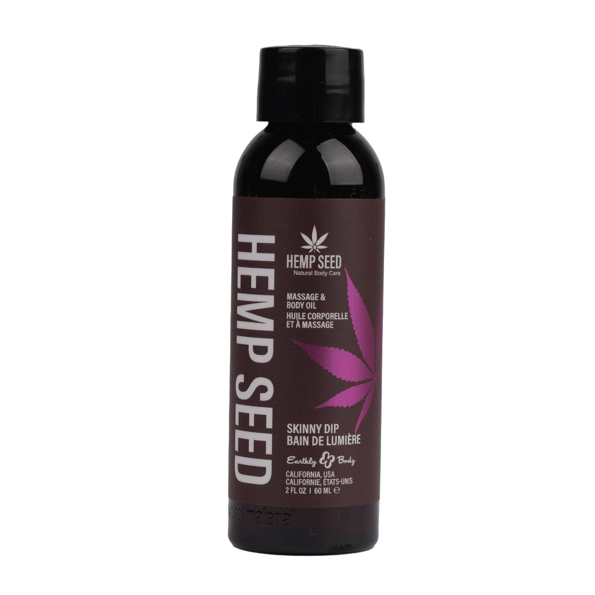 hemp seed massage and body oil skinny dip 2 fl. oz/ 60ml