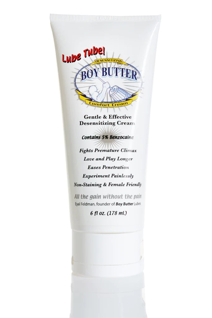 boy butter comfort cream desensitizing formula 6 fl. oz.
